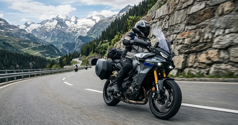 Illustration for Review Tracer 9 GT, Sport Touring Basis MT-09